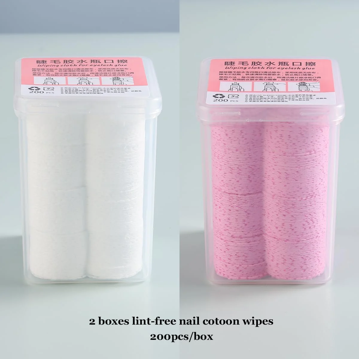 400 عدد پد ناخن بدون پرز، پدهای پاک کننده لاک ناخن طرح قلب، پارچه های تمیز کننده ناخن غیر بافته صورتی و سفید، پاک کننده چسب اکستنشن مژه جاذب، لوازم جانبی مراقبت از ناخن 400 عدد پد ناخن بدون پرز، پدهای پاک کننده لاک ناخن طرح قلب، پارچه های تمیز کننده ناخن غیر بافته صورتی و سفید، پاک کننده چسب اکستنشن مژه جاذب، لوازم جانبی مراقبت از ناخن