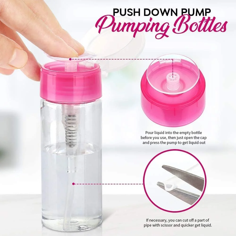 ست ابزار حذف لاک ژل ناخن، 10 عدد گیره ناخن صورتی، بطری 150 میلی لیتری پاک کننده لاک ناخن، 500 عدد پد پنبه ای پاک کننده، برس ناخن، عقب زننده کوتیکول، لایه بردار کوتیکول، سوهان ناخن، بافر بلاک