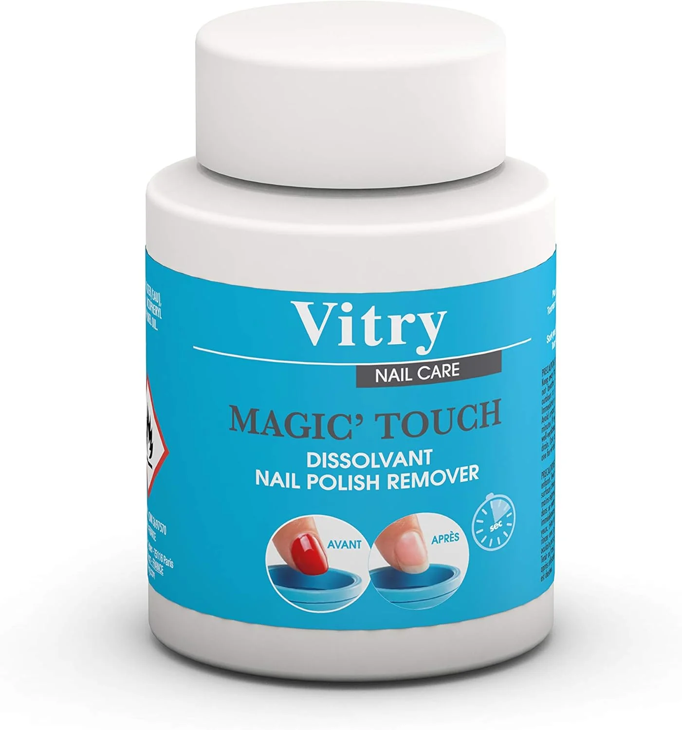 پاک کننده لاک ناخن ویتری مجیک تاچ، 75 گرم پاک کننده لاک ناخن ویتری مجیک تاچ، 75 گرم