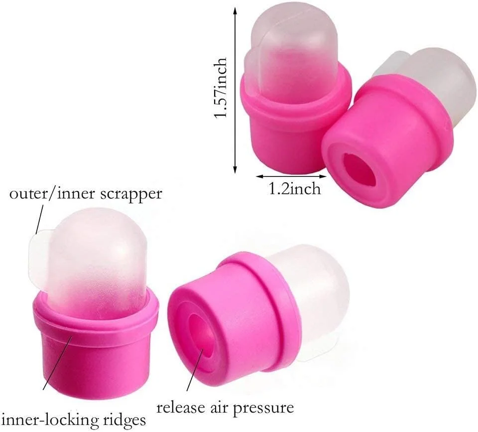 ست 10 عددی گیره ناخن Tvoip برای ریموور لاک اکریلیک، ابزار کلیپس پاک کننده لاک ژل