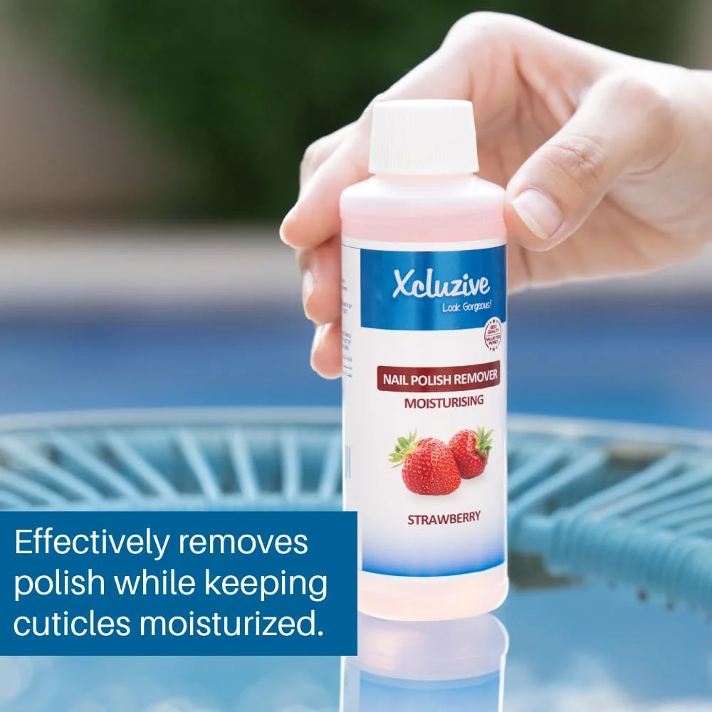 لاک پاک کن مرطوب کننده Xcluzive با رایحه توت فرنگی 120 میلی لیتر