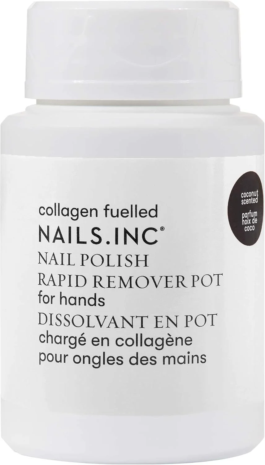 لاک پاک کن فوری ناخن Nails.INC، فرموله شده با کلاژن برای تقویت و رشد ناخن، با رایحه نارگیل، بدون استون، بدون تست حیوانی، وگان، 60 میلی لیتر لاک پاک کن فوری ناخن Nails.INC، فرموله شده با کلاژن برای تقویت و رشد ناخن، با رایحه نارگیل، بدون استون، بدون تست حیوانی، وگان، 60 میلی لیتر