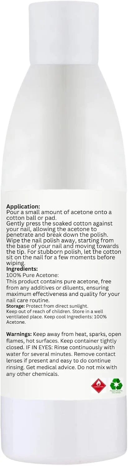 محلول لاک پاک کن 100% استون خالص JAN LONDON برای ژل UV/LED، ناخن های اکریلیک و لاک ناخن - فرمول قوی و سریع الاثر، 1 لیتر محلول لاک پاک کن 100% استون خالص JAN LONDON برای ژل UV/LED، ناخن های اکریلیک و لاک ناخن - فرمول قوی و سریع الاثر، 1 لیتر