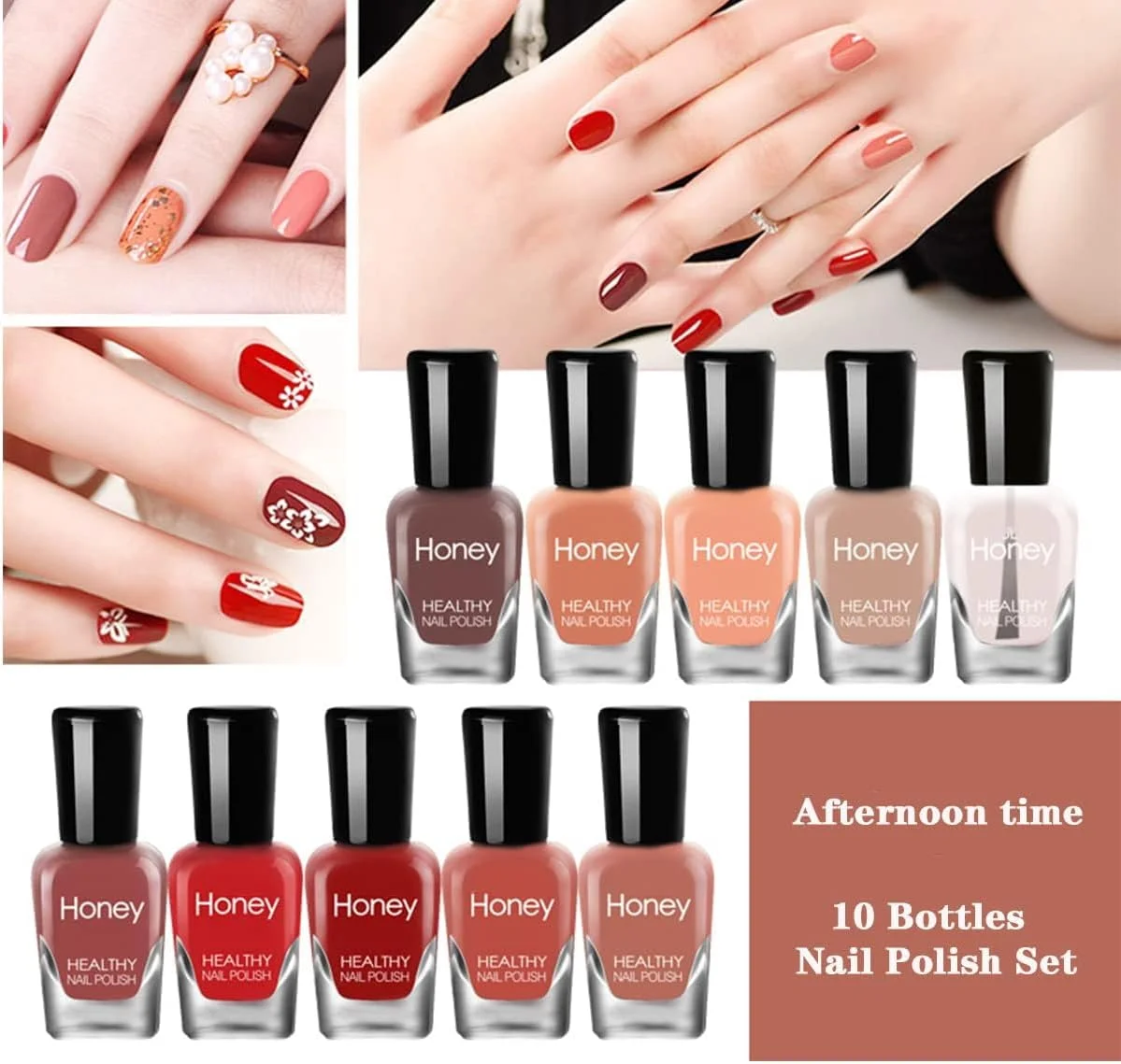 مجموعه لاک ناخن 10 عددی با قابلیت جدا شدن آسان LBOYLOVE®، لاک ناخن با قابلیت جدا شدن آسان و خشک شدن سریع، لاک ناخن غیر سمی بر پایه آب ارگانیک برای زنان و نوجوانان (5 میلی لیتر) مجموعه لاک ناخن 10 عددی با قابلیت جدا شدن آسان LBOYLOVE®، لاک ناخن با قابلیت جدا شدن آسان و خشک شدن سریع، لاک ناخن غیر سمی بر پایه آب ارگانیک برای زنان و نوجوانان (5 میلی لیتر)