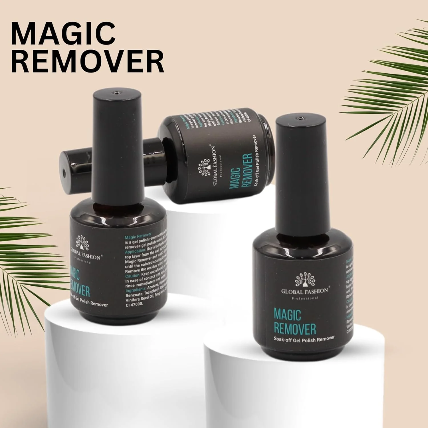 محلول پاک کننده لاک ژل مجیک گلوبال فشن (15 میل) بدون نیاز به خیساندن و تراشیدن! محلول پاک کننده لاک ژل مجیک گلوبال فشن (15 میل) بدون نیاز به خیساندن و تراشیدن!