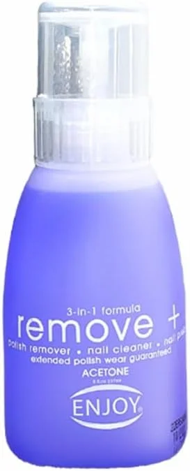 محلول پاک کننده لاک ناخن Enjoy استون 237 میلی لیتر - فرمول با قدرت حرفه ای برای پاک کردن سریع و موثر لاک ناخن، مناسب برای ناخن های طبیعی و مصنوعی محلول پاک کننده لاک ناخن Enjoy استون 237 میلی لیتر - فرمول با قدرت حرفه ای برای پاک کردن سریع و موثر لاک ناخن، مناسب برای ناخن های طبیعی و مصنوعی