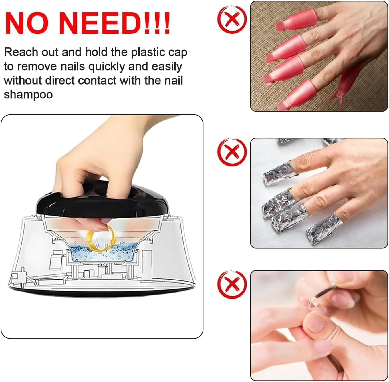 دستگاه بخار برقی پاک کننده لاک ناخن آزونی، مناسب برای ریمو لاک ژل، کاشت و لاک ژل یووی، پاک کننده اتوماتیک و ایمن ناخن برای استفاده در خانه و سالن (سفید) دستگاه بخار برقی پاک کننده لاک ناخن آزونی، مناسب برای ریمو لاک ژل، کاشت و لاک ژل یووی، پاک کننده اتوماتیک و ایمن ناخن برای استفاده در خانه و سالن (سفید)