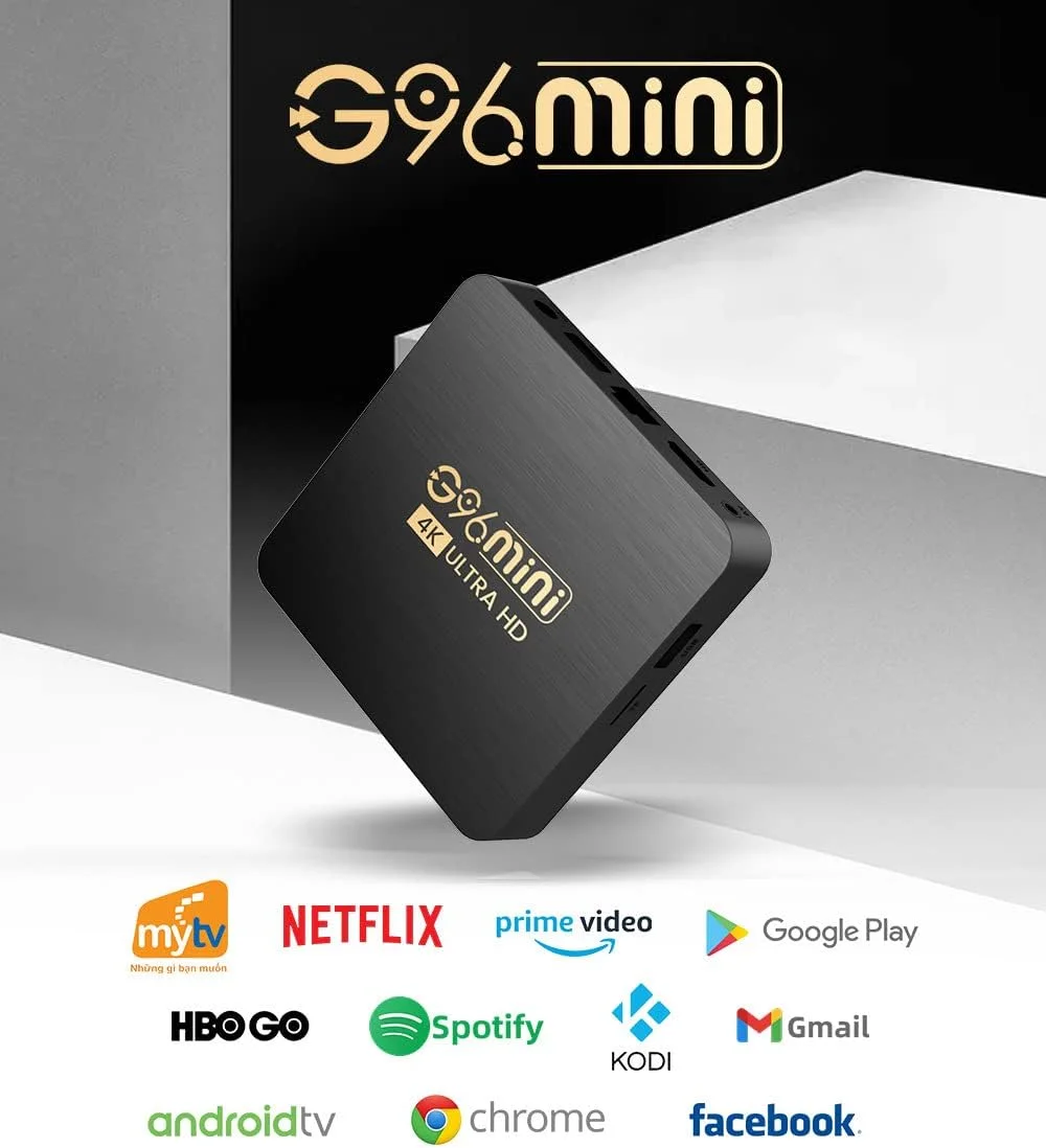 اندروید باکس AMITVA مدل 11.0 با 2 گیگابایت رم، 16 گیگابایت حافظه داخلی، پردازنده چهار هسته‌ای Allwinnerh313 64 بیتی Mali-G31 MP2، وای فای 2.4G/5G، بلوتوث 4.1، USB3.0، نورپردازی رنگارنگ، جعبه تلویزیون هوشمند، 2GB+16GB