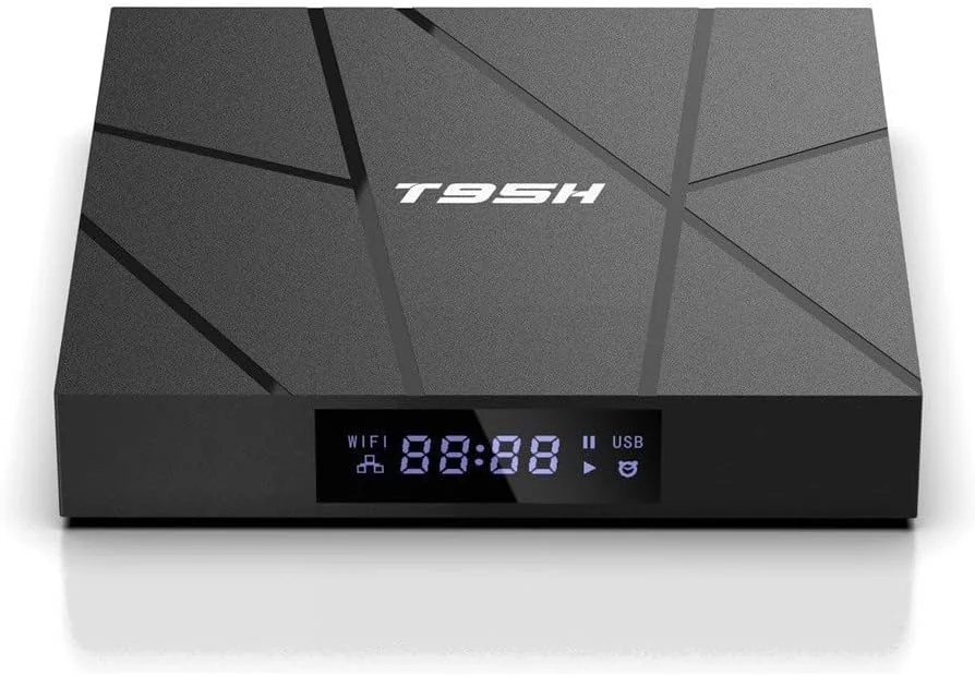 اندروید باکس AMITVA مدل Android 10.0 با 4 گیگابایت رم و 64 گیگابایت حافظه داخلی، پردازنده چهار هسته‌ای 64 بیتی H616، وای‌فای دوگانه 2.4G/5.0G، بلوتوث 4.0، پشتیبانی از 3D Ultra HD 4K، کدک H.265، پورت LAN 1000M، پورت USB 3.0