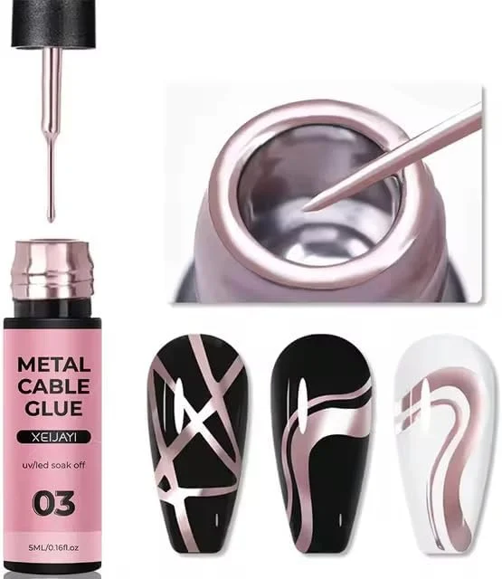 ست ۳ عددی ژل طراحی ناخن متالیک، افکت کروم آینهای سه بعدی، نقرهای، طلایی، رزگلد ست ۳ عددی ژل طراحی ناخن متالیک، افکت کروم آینهای سه بعدی، نقرهای، طلایی، رزگلد