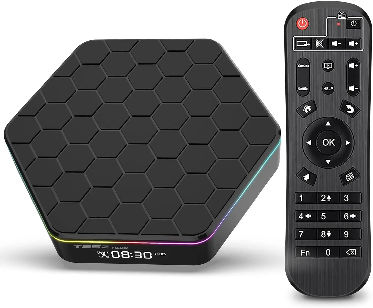 اندروید باکس AMITVA مدل Android 12.0 TV Box, T95Z Plus اندروید اسمارت تی وی باکس با ۴ گیگابایت رم و ۶۴ گیگابایت رام، Allwinner H618 چهار هسته ای ۶۴ بیتی، پشتیبانی از HD 6K/ 3D/ H.265 اترنت 2.4/5G دوال وای فای BT 5.0 ست تاپ باکس، 2gb+16gb