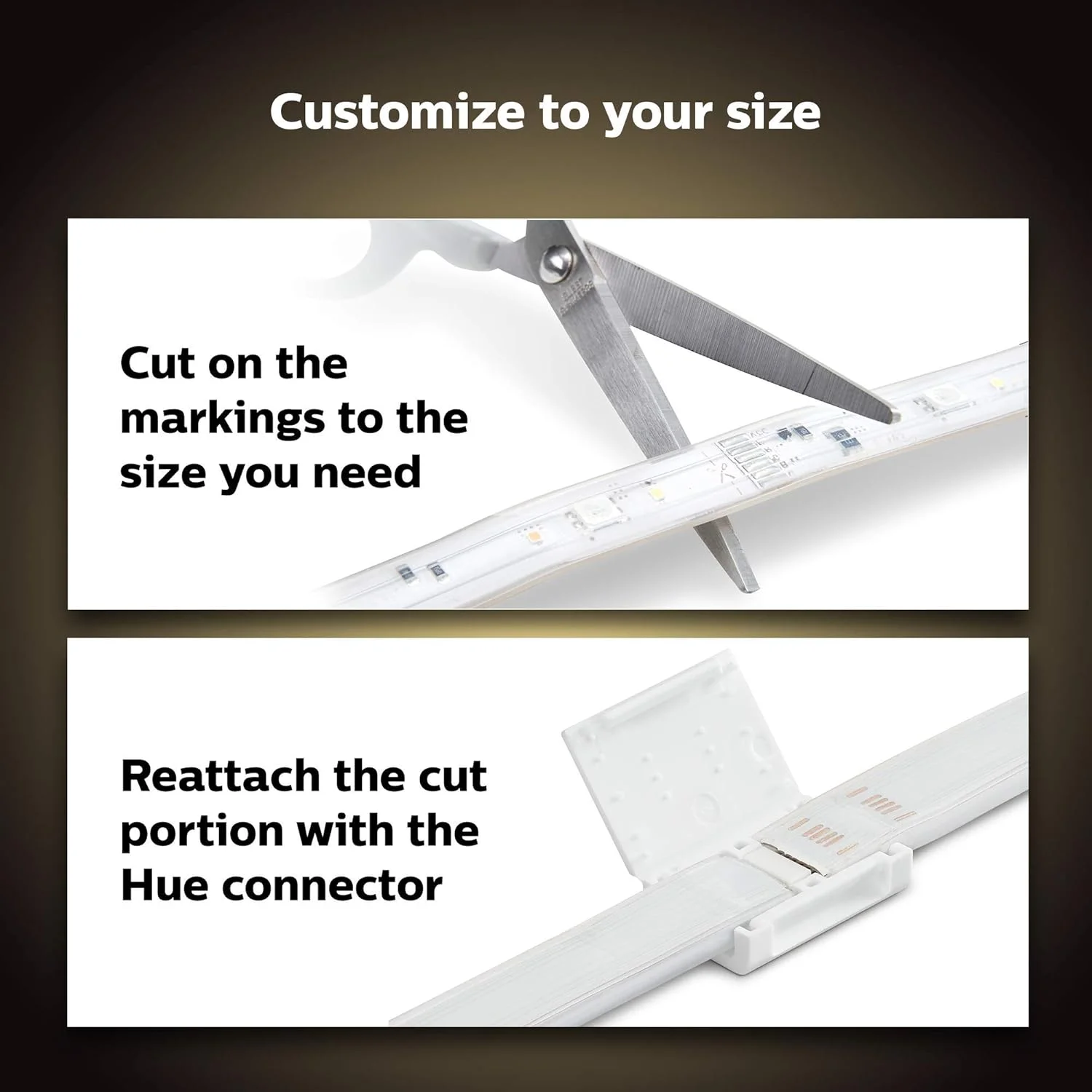 کیت پایه نوار نور 2 متری Philips 929002269105 Hue Uae Lightstrip Plus V4 با قابلیت تغییر رنگ سفید و رنگی، سازگار با بلوتوث و ZigBee، Bridge اختیاری، کار با الکسا و دستیار گوگل کیت پایه نوار نور 2 متری Philips 929002269105 Hue Uae Lightstrip Plus V4 با قابلیت تغییر رنگ سفید و رنگی، سازگار با بلوتوث و ZigBee، Bridge اختیاری، کار با الکسا و دستیار گوگل