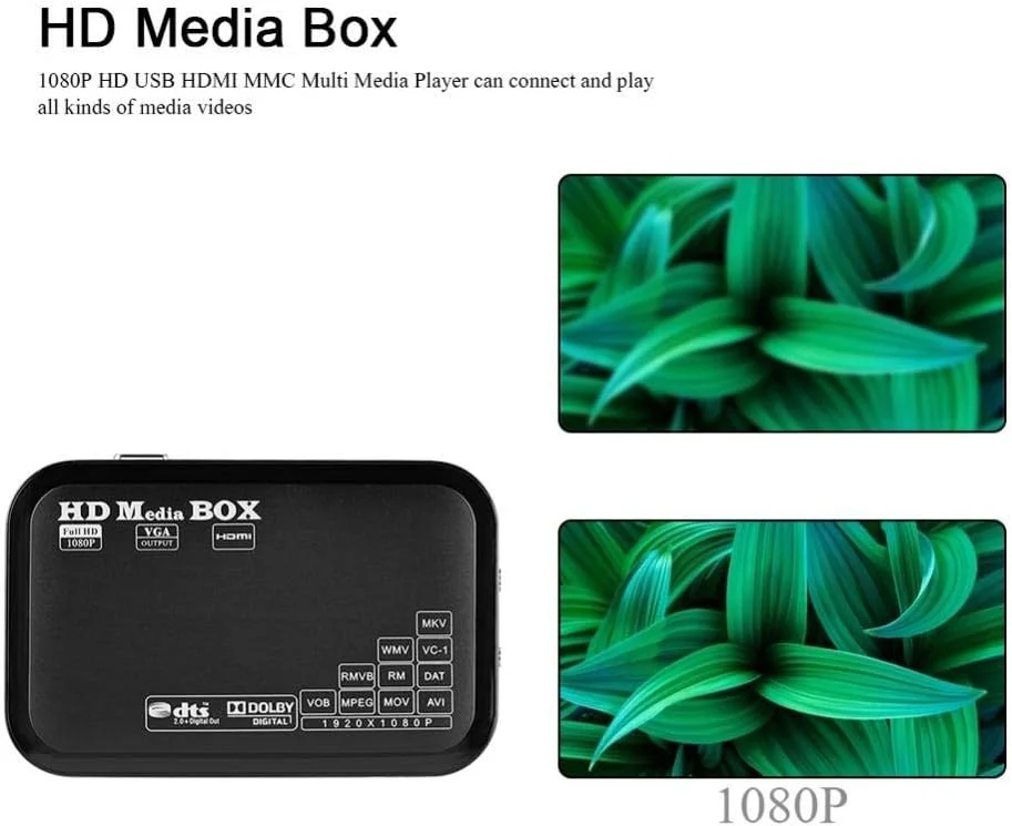 پخش کننده رسانه ای مینی Bewinner Full HD با ولتاژ 110-240 ولت، پخش کننده رسانه ای 1080P، پشتیبانی از تمامی فیلم ها با فرمت اصلی HD، پشتیبانی از USB MMC RMVB MP3 AVI MKV (EU) پخش کننده رسانه ای مینی Bewinner Full HD با ولتاژ 110-240 ولت، پخش کننده رسانه ای 1080P، پشتیبانی از تمامی فیلم ها با فرمت اصلی HD، پشتیبانی از USB MMC RMVB MP3 AVI MKV (EU)