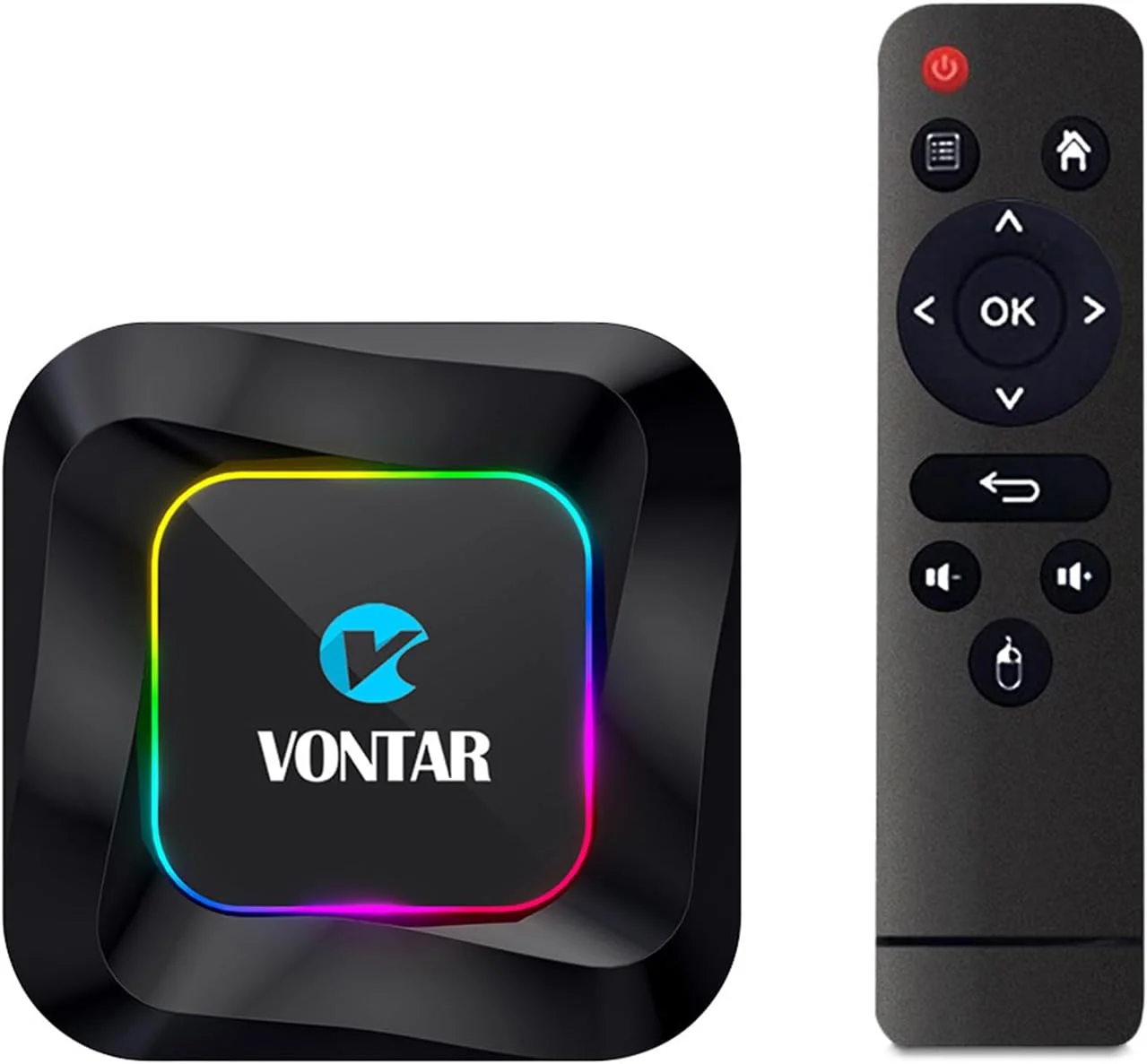 اندروید باکس CHROX با اندروید 13.0، V0NTAR R3 Tv Box با پردازنده چهار هسته ای RK3528، رم 4 گیگابایت و حافظه داخلی 64 گیگابایت، پخش کننده رسانه هوشمند اندروید با پشتیبانی از USB 3.0 / 3D / 4K / 8K H.265 / 2.4G Wifi، ست تاپ باکس تلویزیون، 4 گیگابایت رم + 128 گیگابایت حافظه داخلی