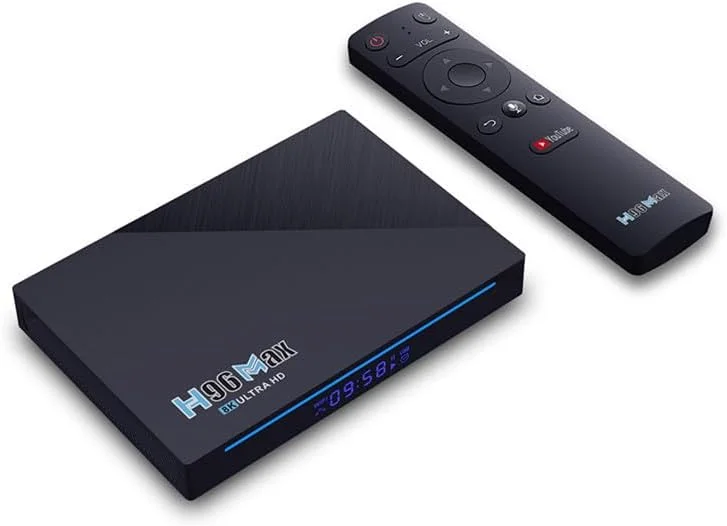 اندروید باکس CHROX Android 11.0، H96 Max Smart TV Box رم 8 گیگابایت رام 64 گیگابایت RK3566 پردازنده چهار هسته ای 4K/8K/1000M LAN/USB 3.0/H.265/WIFI 2.4G/5G BT 4.1 مدیا پلیر، 4 گیگابایت + 32 گیگابایت