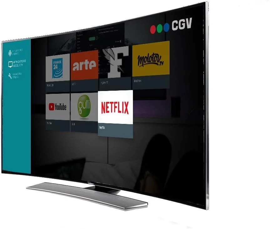 جعبه هیبریدی توسعه یافته CGV اندروید/اندروید تی وی مشکی 70071