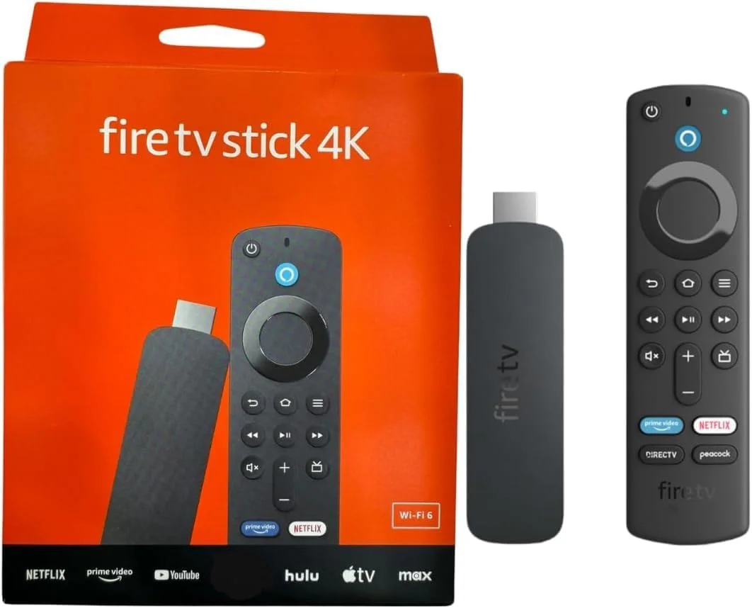 فایر تی وی استیک 4K آخرین نسخه 2025 سینمایی FULL HD dlb vision sport (نسل سوم ریموت و نسل دوم دستگاه WI-FI 6) با ریموت صوتی الکسا از Wi-Fi 6 پشتیبانی می کند.