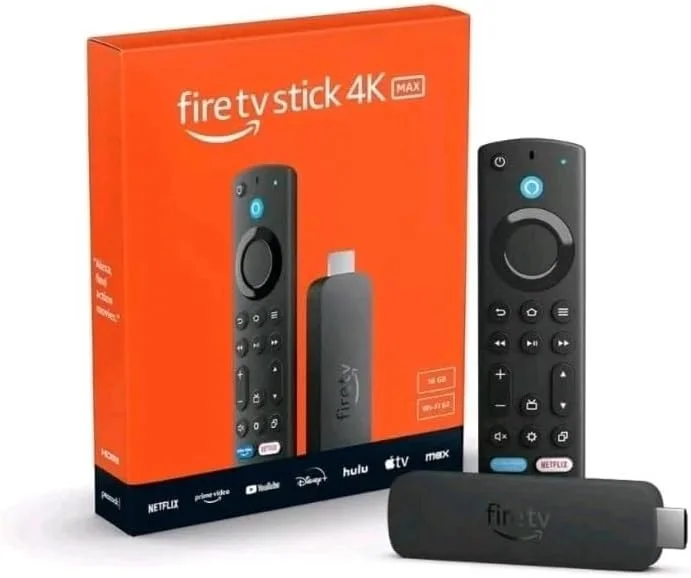 دستگاه پخش جریانی جدید Fir TV Stick 4K Max با ریموت صوتی الکسا، Wi-Fi 6E، حافظه 16 گیگابایتی، Dolby Vision & Atmos – استیک هوشمند 4K سریع تلویزیون اورجینال