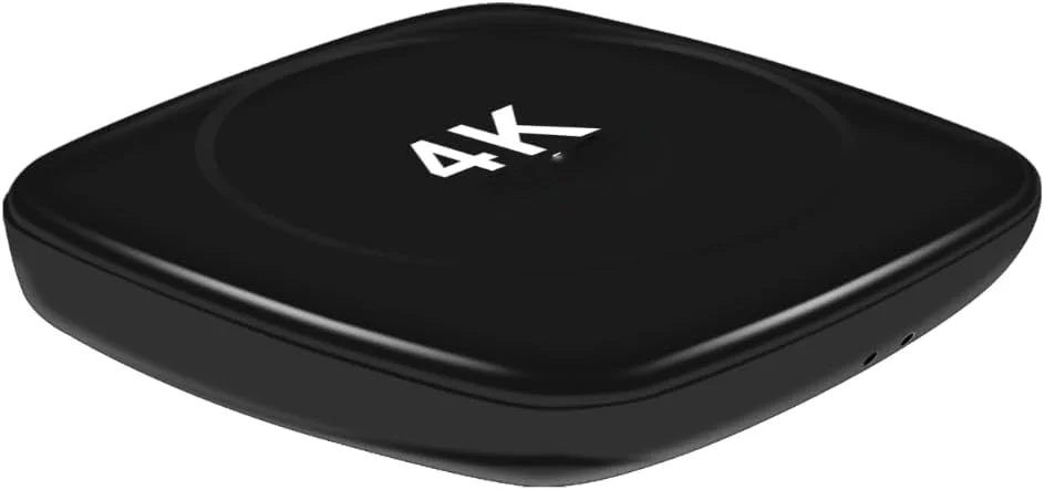 جعبه پخش رسانه هوشمند 4K Ultra HD | وای فای دو بانده 5G | دستگاه استریم HDR10 | پردازنده چهار هسته ای | 2 گیگابایت رم 16 گیگابایت حافظه | کنترل از راه دور صوتی | نسخه 2025