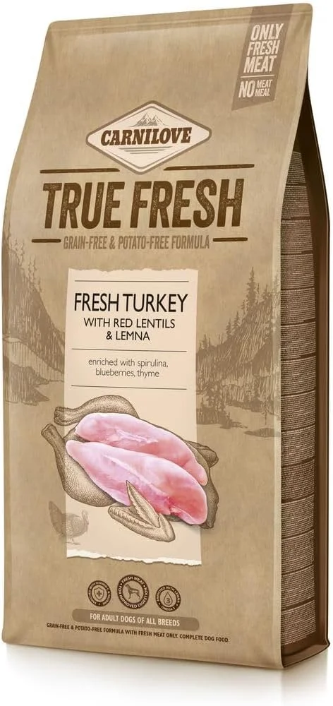 غذای خشک سگ بالغ کارنیلاو با طعم بوقلمون تازه وزن 1.4 کیلوگرم