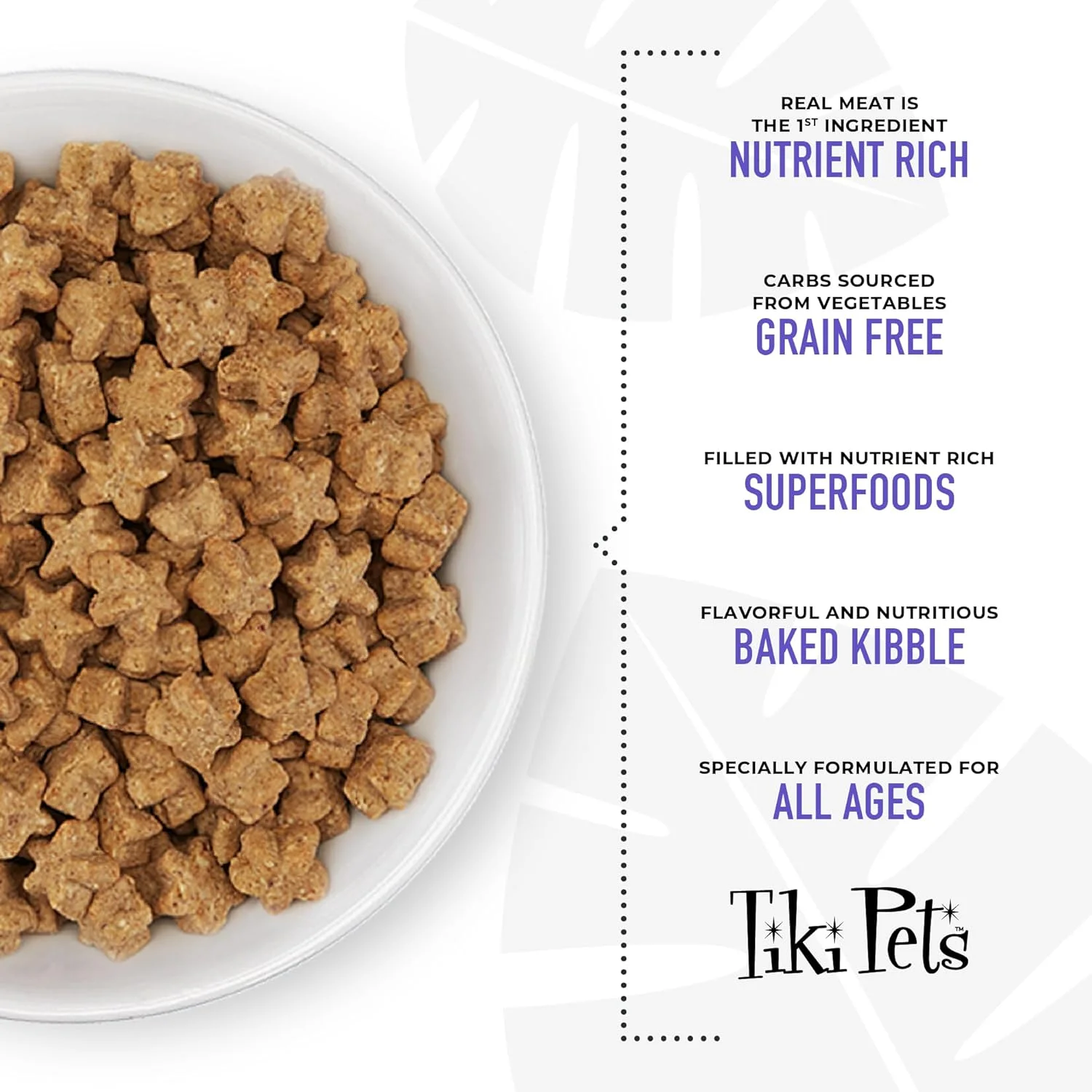 غذای خشک سگ تیکی داگ بورن کارنیور، طعم مرغ، نخود فرنگی و عدس، بدون غلات، پخته شده برای حداکثر تغذیه، مناسب سگ های بالغ و تمامی نژادها، کیسه 3.5 پوندی