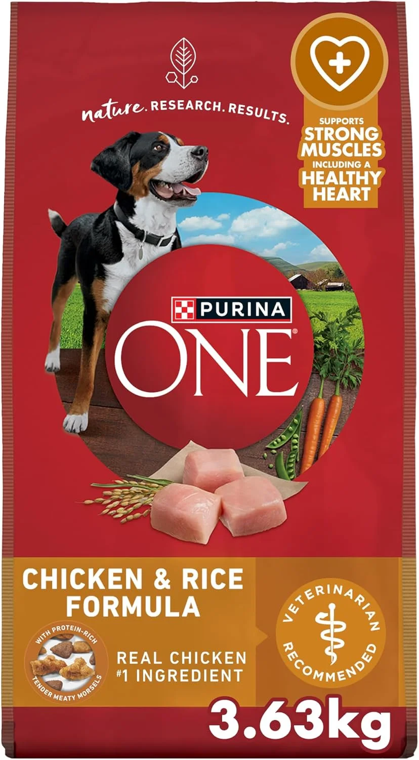 غذای خشک سگ بالغ پورینا وان اسمارت بلند طعم مرغ و برنج (کیسه 3.63 کیلوگرمی)