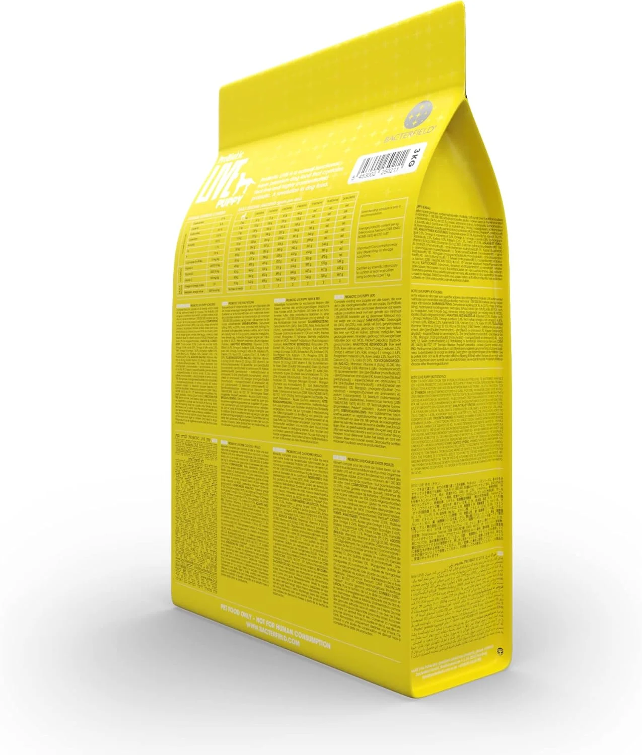 غذای خشک سگ پروبیوتیک لایو توله سگ (مرغ، 3 کیلوگرم)