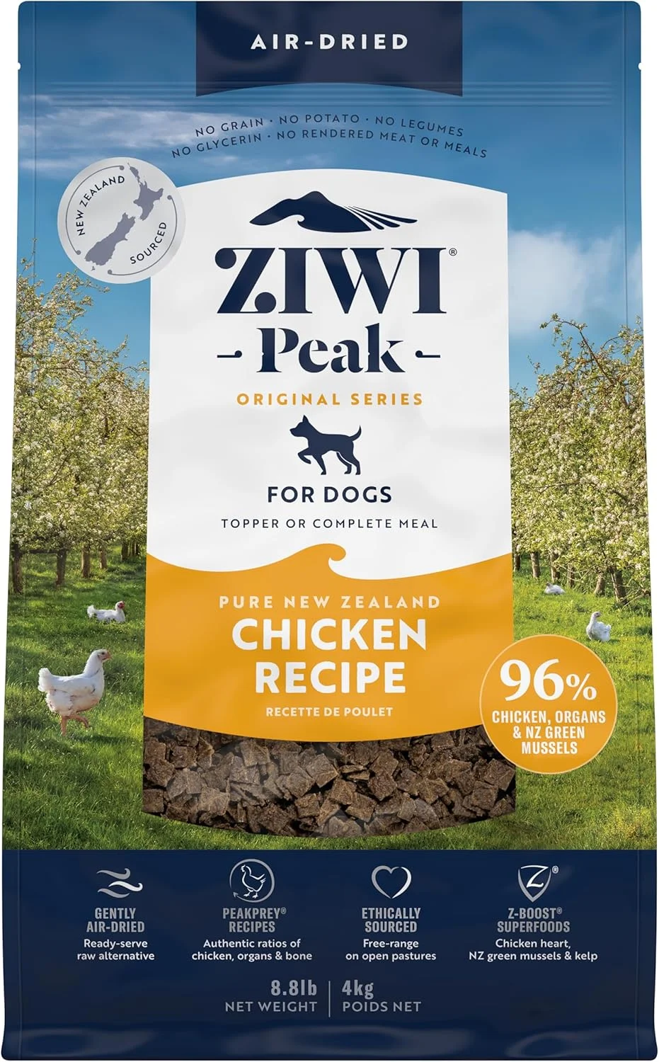 غذای خشک سگ زیوی‌پیک با طعم مرغ ۴ کیلوگرمی