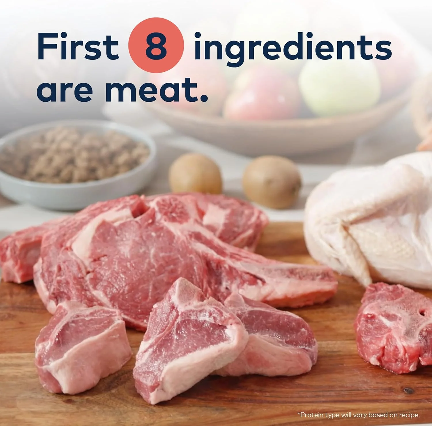 غذای خشک سگ با طعم بره تغذیه شده با علف به همراه سبزیجات سبز زیوی پیک بخارپز و خشک شده 1.5 کیلوگرمی