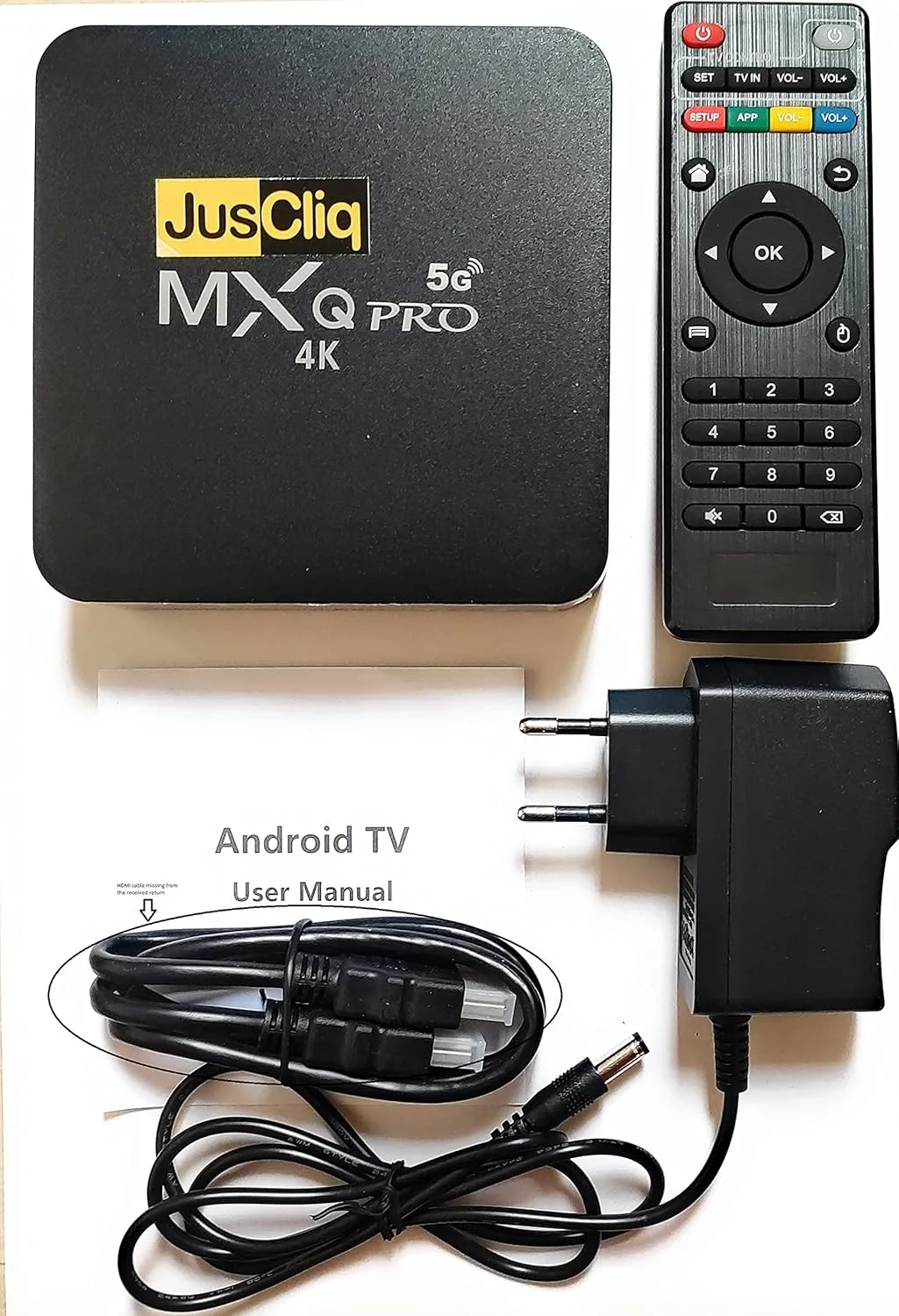 اندروید باکس 4K تلویزیون، جدیدترین نسخه اندروید 11.X با 2 گیگابایت رم و 16 گیگابایت رام (جدیدترین مدل)، پشتیبانی از WiFi، ایر ماوس، کیبورد ماوس بی سیم