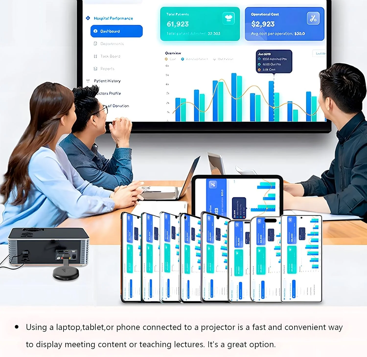 دانگل آداپتور نمایشگر HDMI بی سیم HRpart، آداپتور تلویزیون برای برنامه های YouTube، دانگل گیرنده بازتاب ویدیو، مورد استفاده برای پخش/بازتاب Mac iOS Android به تلویزیون/پروژکتور/مانیتور