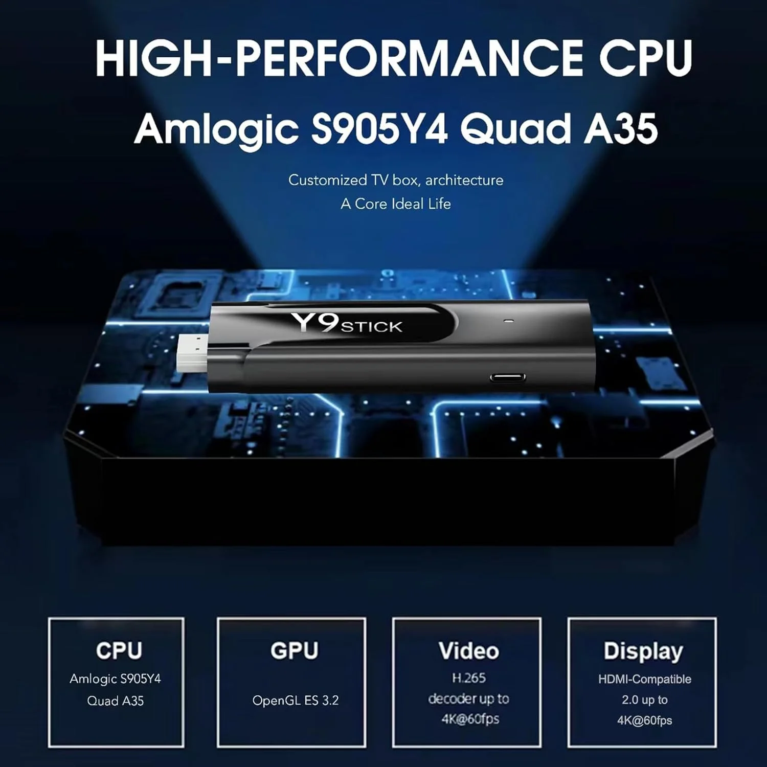 اندروید باکس Joleritc TV Stick با عملکرد مطلوب، پخش جریانی 4K، پشتیبانی از HDR 10 بیتی، ریموت کنترل بی‌سیم، عملکرد صوتی، پشتیبانی از WiFi، جدیدترین سیستم عامل اندروید 11، کنترل صوتی برای سرگرمی خانگی و استفاده تجاری