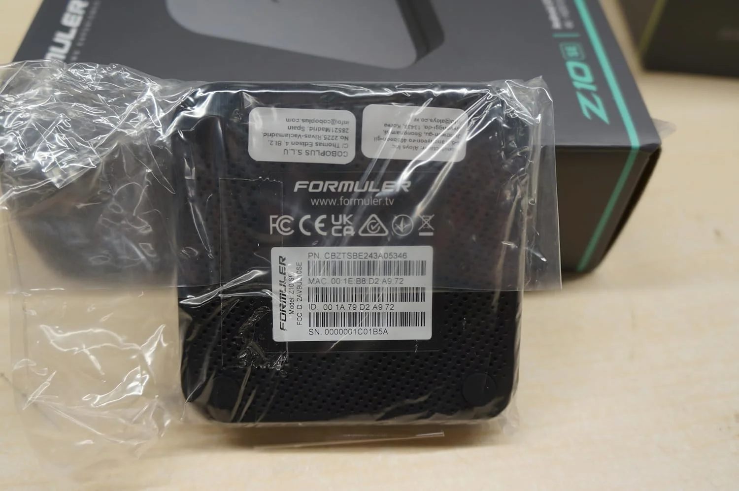 دستگاه پخش رسانه ای HTS e-com Formuler Z10 SE 4K Android 10 Ott، کیفیت 4K UHD 10 بیتی 60 فریم بر ثانیه H.265، جعبه انتقال رسانه IP HDR10+ Smart Ott، WiFi، کنترل از راه دور، سازگاری Widevine L1، MYTVOnline2، کابل HDMI