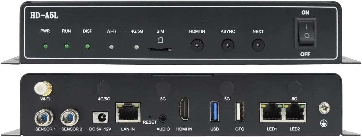 پخش کننده چند رسانه ای تمام رنگی نمایشگر LED مدل HD-A5L Huidu