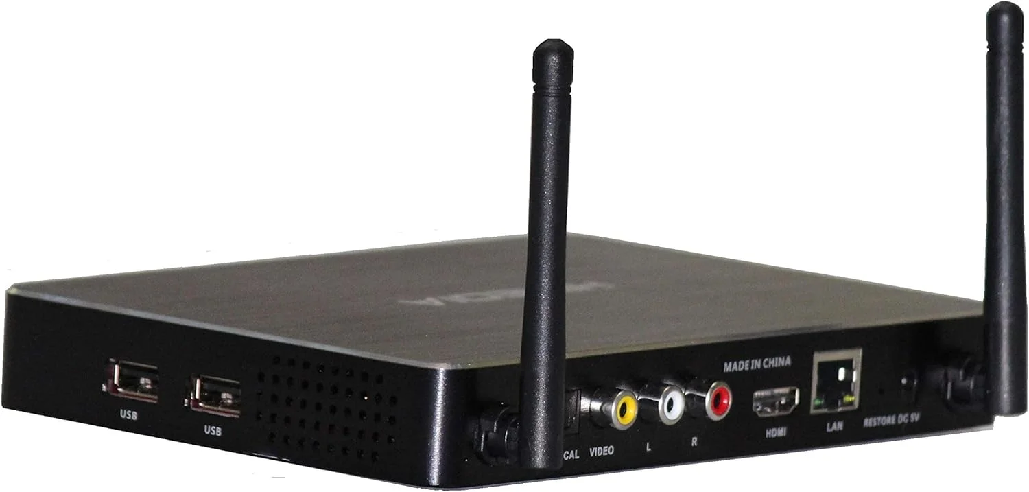 مدیا پلیر هایمدیا H8 Plus - اندروید باکس تی وی، پردازنده هشت هسته ای 64 بیتی، 2 گیگابایت رم / 16 گیگابایت حافظه داخلی، پشتیبانی از 3D BD-ISO 4K UHD BT 4.0، وای فای 2.4G/5G