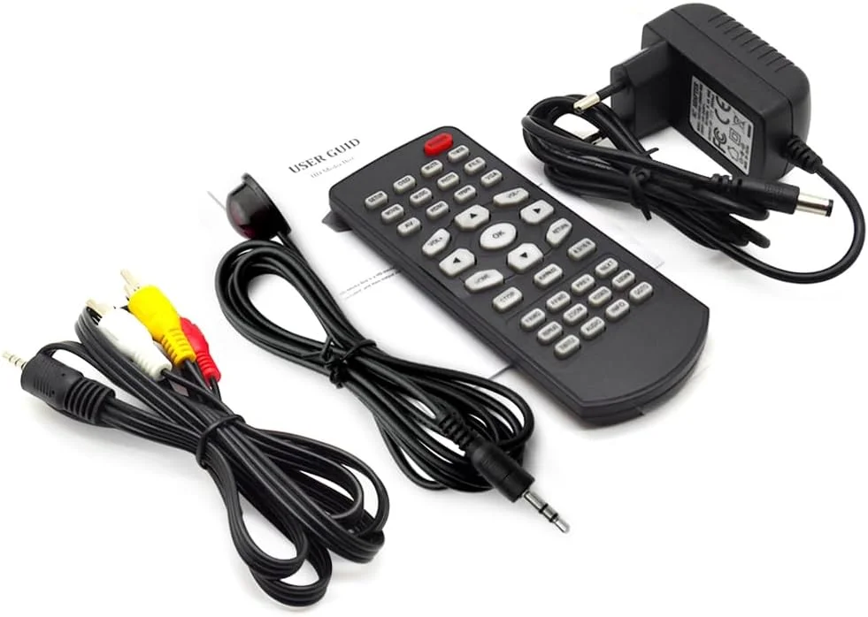 مدیا پلیر Honey Bear Full HD 1080P TV BOX برای هارد اکسترنال 2 ترابایتی، HDMI، AV، USB، پورت VGA، SD/MMC مدیا پلیر Honey Bear Full HD 1080P TV BOX برای هارد اکسترنال 2 ترابایتی، HDMI، AV، USB، پورت VGA، SD/MMC