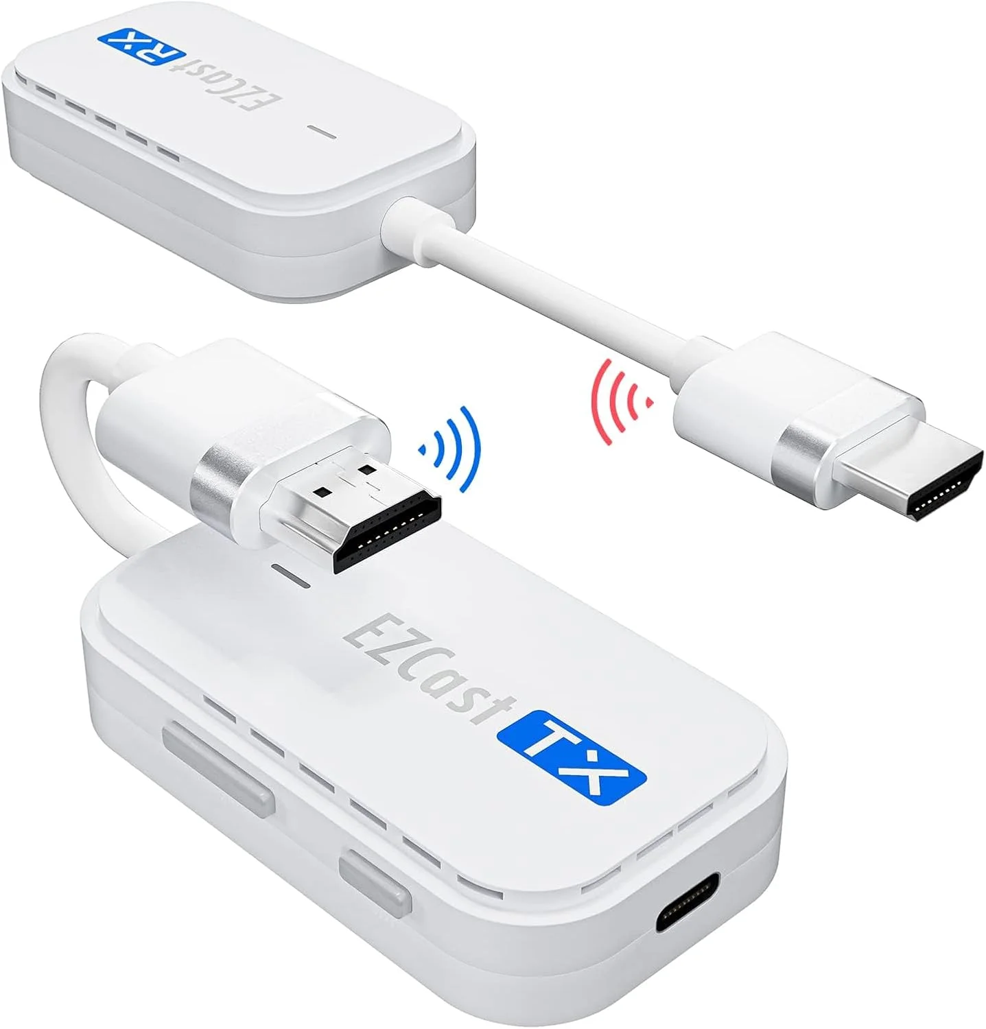 فرستنده و گیرنده بی سیم HDMI KASTWAVE، از پخش جریانی HD 1080p در هر مکانی لذت ببرید! ایده آل برای سینمای خانگی، دفتر و کنفرانس - برد تا 30 متر