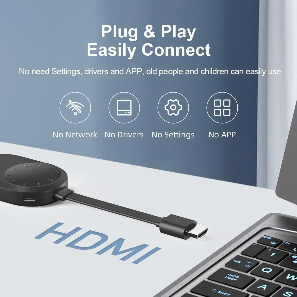 فرستنده و گیرنده HDMI بی سیم KASTWAVE، کیت توسعه دهنده HDMI بی سیم و دانگل نمایشگر بی سیم، آداپتور HDMI Plug and Play برای تلویزیون، دوربین، استریم، لپ تاپ، کامپیوتر، رسانه، PS4/5 فرستنده و گیرنده HDMI بی سیم KASTWAVE، کیت توسعه دهنده HDMI بی سیم و دانگل نمایشگر بی سیم، آداپتور HDMI Plug and Play برای تلویزیون، دوربین، استریم، لپ تاپ، کامپیوتر، رسانه، PS4/5