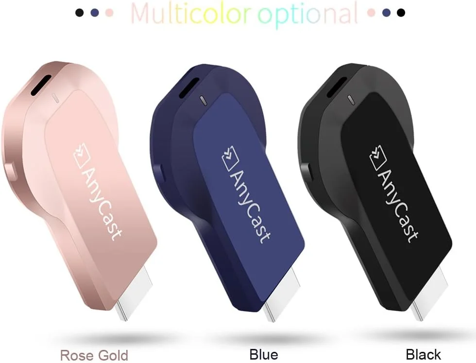 دانگل نمایشگر وایرلس وای فای جدید Morelian، گیرنده استیک تلویزیون HD 1080P، Miracast Airplay DLNA Mirroring برای گوشی هوشمند اندروید iOS، تبلت، کامپیوتر به پروژکتور HDTV