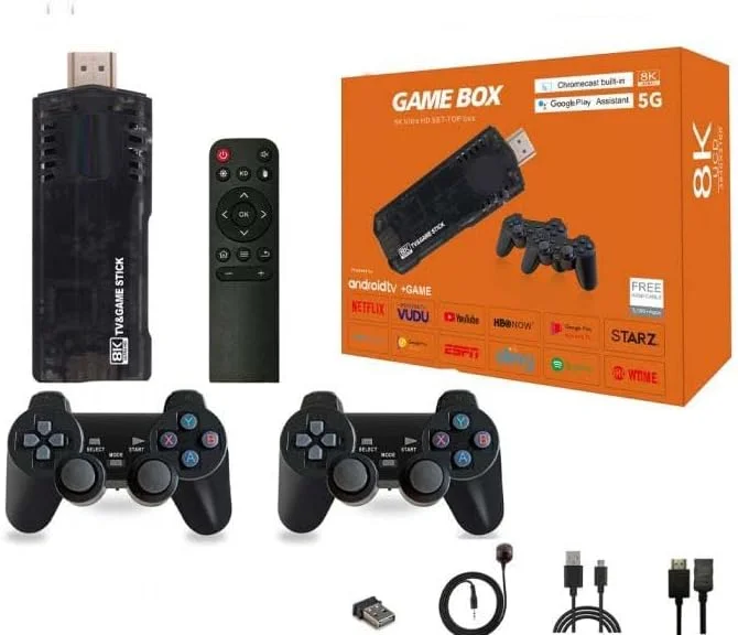 اندروید تی وی باکس Monopo X8 با کیفیت 8K HDR | سیستم دوگانه گیمینگ و استریمینگ | بیش از 10,000 بازی | وای فای 5G