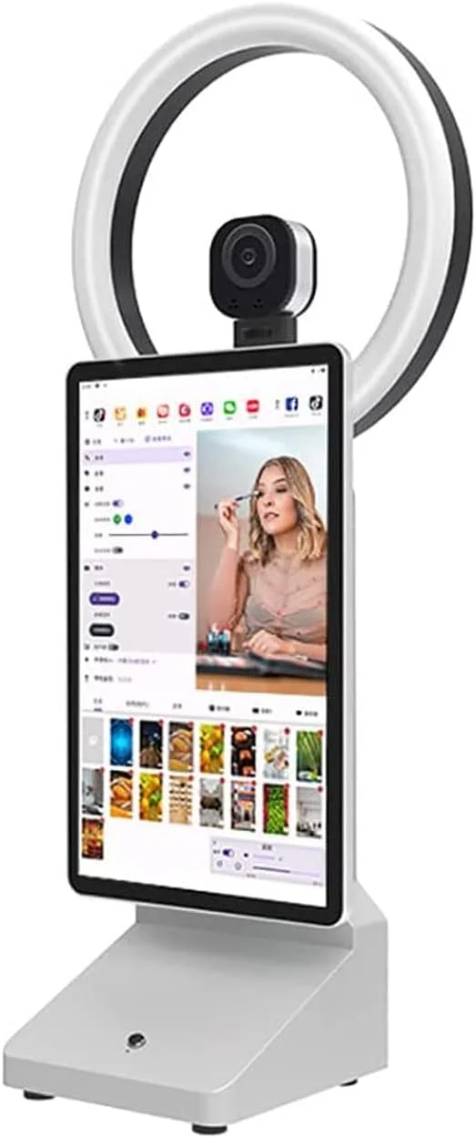 دستگاه پخش زنده MNHFRTY، پخش زنده 1080P HD با صفحه لمسی LCD، دستگاه حرفه ای همه کاره برای پخش زنده در TikTok و YouTube