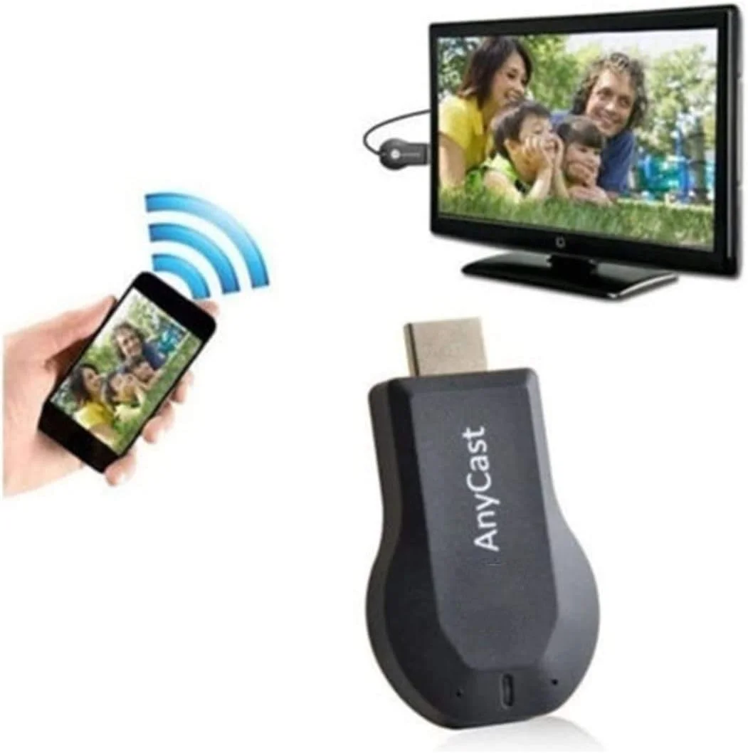 محصولات خنثی دانگل انتقال تصویر 1080P ارتقا یافته با پشتیبانی از Chromecast، گیرنده نمایشگر وای فای بی سیم دیجیتال AV به HDMI سازگار با M9 Plus