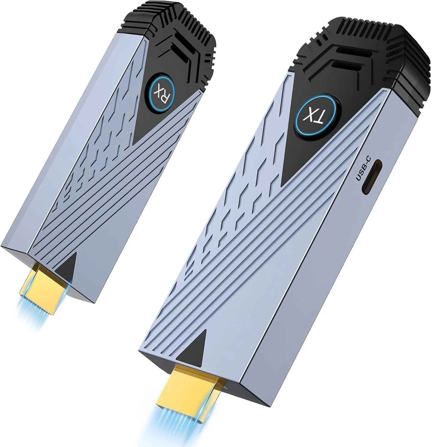 فرستنده و گیرنده HDMI بی سیم NALACAL، توسعه دهنده HDMI بی سیم 2.4/5 گیگاهرتز، دانگل HDMI بی سیم برای پخش جریانی از دوربین، DSLR، کامپیوتر، لپ تاپ به تلویزیون/پروژکتور/مانیتور