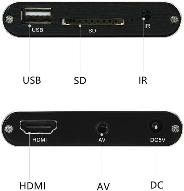 پخش کننده چند رسانه ای X9 HD پخش ویدیویی 4K حلقه ای USB پخش کننده رسانه خارجی پخش کننده تبلیغاتی