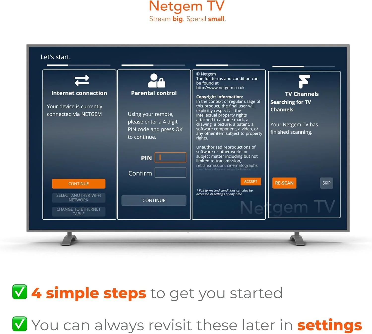نت باکس 4K: گیرنده تلویزیون هوشمند Freeview Play + استریم با کیفیت Ultra HD + کانال های رایگان اضافی = همه در یک مکان