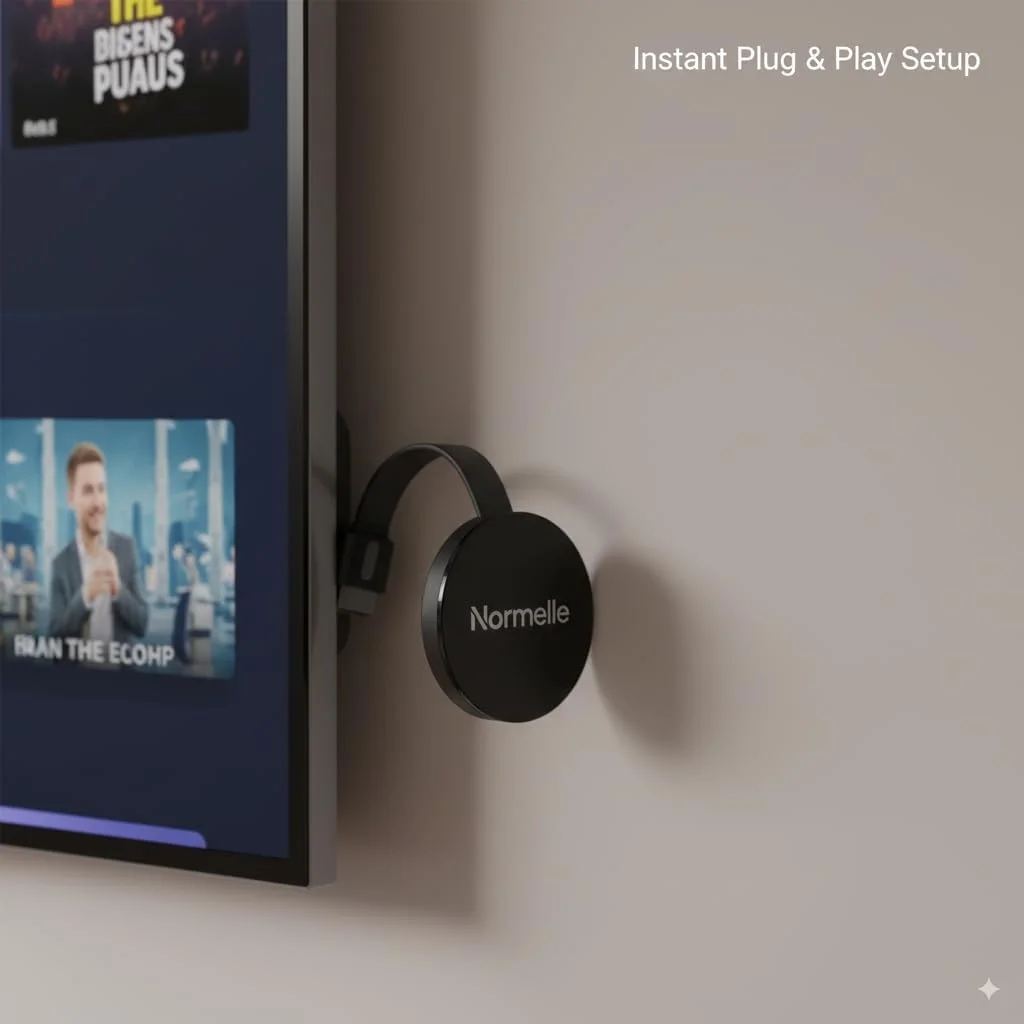 پخش کننده رسانه ای استریمینگ HDMI نورمل با رزولوشن 1080p، حافظه 16 گیگابایتی، ریموت کنترل صوتی، گیرنده نمایشگر WiFi برای تلویزیون، لپ تاپ، تبلت، کامپیوتر، پشتیبانی از استریمینگ چند رسانه ای و Screen Mirroring پخش کننده رسانه ای استریمینگ HDMI نورمل با رزولوشن 1080p، حافظه 16 گیگابایتی، ریموت کنترل صوتی، گیرنده نمایشگر WiFi برای تلویزیون، لپ تاپ، تبلت، کامپیوتر، پشتیبانی از استریمینگ چند رسانه ای و Screen Mirroring