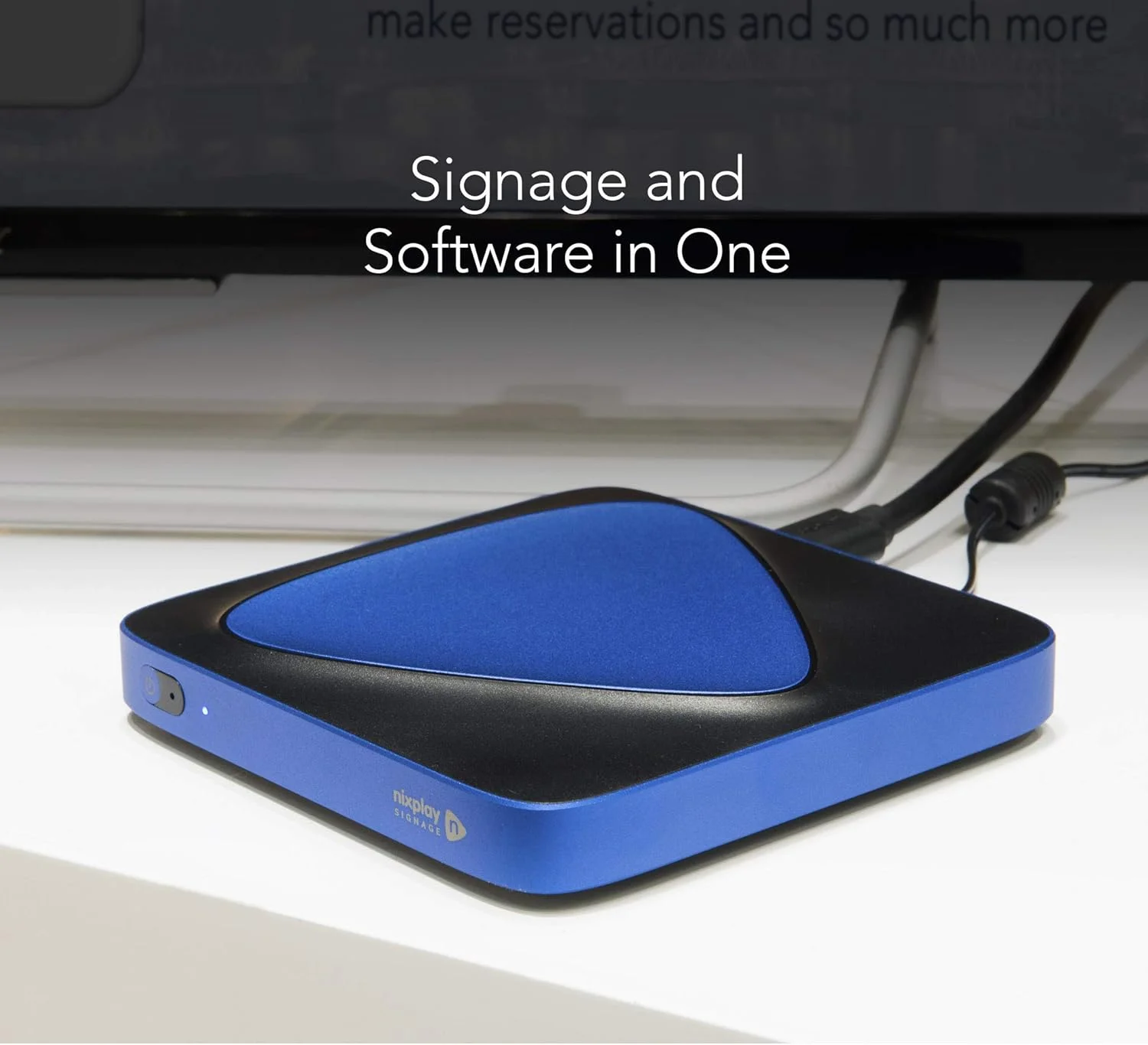 دستگاه پخش کننده Nixplay Signage - پخش کننده رسانه تلویزیون دیجیتال ساینیج. هر مانیتور دارای HDMI را به یک صفحه نمایش دیجیتال ساینیج تبدیل کنید.