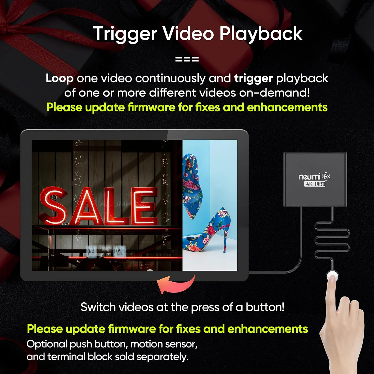 پخش کننده رسانه دیجیتال NEUMITECH NEUMI Atom 2K HD برای درایوهای USB و کارت های SD