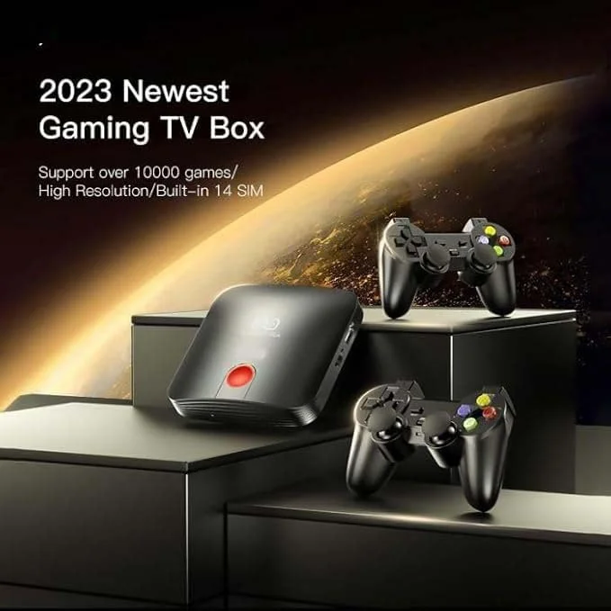 جعبه بازی هوشمند MIRHA TV12: سرگرمی و بازی 4K، اندروید 9.0 پای، ریموت کنترل صوتی، قابلیت های پخش جریانی گسترده