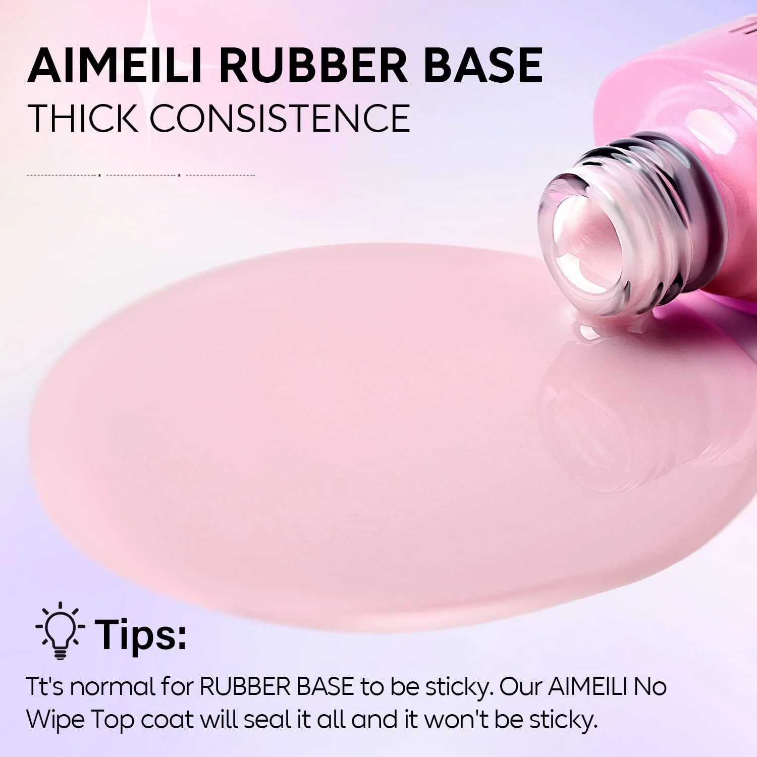 ژل بیس رابر AIMEILI، لاک پایه ژل یو وی ال ای دی، مناسب برای مانیکور ناخن، 10 میلی لیتر (430) ژل بیس رابر AIMEILI، لاک پایه ژل یو وی ال ای دی، مناسب برای مانیکور ناخن، 10 میلی لیتر (430)